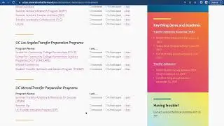 UC Transfer Admission Planner (TAP) application step- by-step