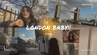 London Baby🇬🇧👀 | London bridge, studio room tour, grocery runs | vlog | Gauri Yadav