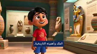 قصة جولة في المتحف المصري الكبير 