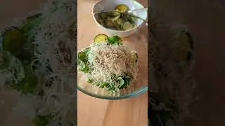 #shorts  Zucchini Ricotta Pasta with Bacon #pasta #bacon #zucchini