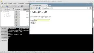 Node.js example to handle POST method