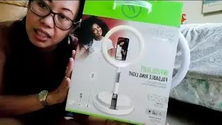 Unboxing  A Invisilight Foldable Ring Light