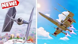New X-Wing Starfighter & TIE Fighter Locations in Fortnite Star Wars