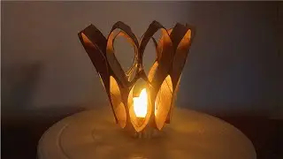 Making a Lampshade from Waste Cardboard Rolls | ZERO COST DIY