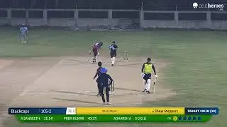 Show Stoppers vs Blackcaps live cricket match | PSM Sports Village Practice Matches - Floodlight  li