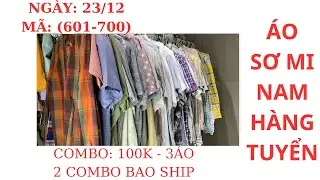 Ngày (23/12) COMBO 100K 3 ÁO sơ mi nam hàng HIỆU TUYỂN| NGHĨA SI TUYỂN