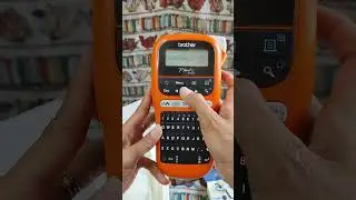 Trying Out My Brother P-Touch E110
