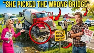 HOA Karen Kept Driving Cement Trucks Over My Little Bridge — So I Set a Trap They Never Saw Coming