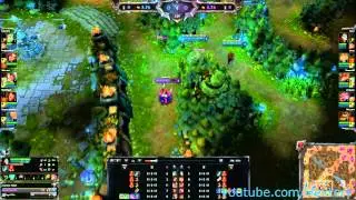 League Of Fegends - Shaco epic kite and first blood