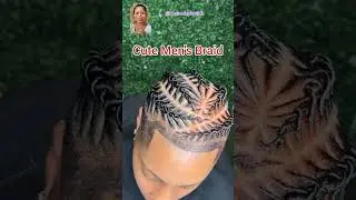 Barrel twist braid / cute hairstyle for men of fashion