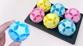 摺紙幸運星紙球 - How to Make Paper Ball With Lucky Stars