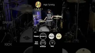 Test Heats Drumheads sur ASBA #drummer #drums #drumming #drummerlife #denissimon #onlyondrums
