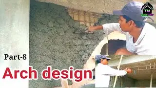Latest cement arch design || Arch design for front elevation || TM construction || Part-8