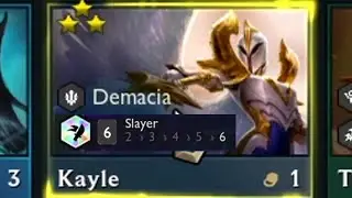 LvL 9 KAYLE Slayer 3 Star  | TFT Set 9
