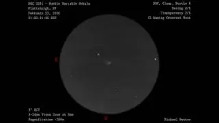 Sketching NGC2261 - The Hubble Variable Nebula at the Eyepiece
