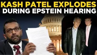 LIVE | Kash Patel 'Epstein Video' Played Out At Explosive Hearing; FBI Chief Smashes Raskin's Dare