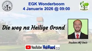 Die weg na Heilige Grond - Student MJ Smit