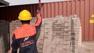 AUTOMATED PRODUCTION PROCESS OF INTERLOCKING STONES