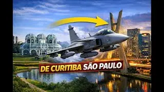 Litoral BR | De Curitiba - PR a S&atilde;o Paulo - SP | JAS Gripen39 FAB