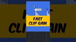 How To Use Fast Clip Gain in Cubase #cubasetutorial #musicproduction