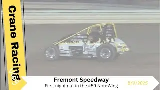 Crane Racing Vlog | Fremont Speedway | 8/2/2025