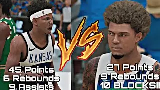 Azzan Goes Blow For Blow With 7&rsquo;4 FRESHMAN DEMIGOD! NBA 2k22 PS5