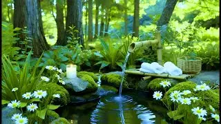 Healing Piano + Soothing Water Sounds 🌿 Deep Relaxation for Tiredness