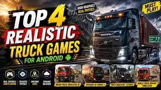 Top 4 realistic truck games for Android 😃 | fully Off-road environment 🤯 | Truck games 2026