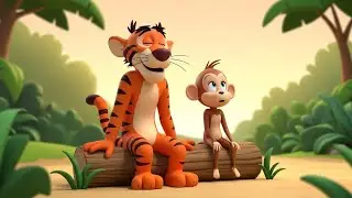 Tigo & Miko &ndash; True Friendship in Hard Times | Kids Cartoon Poem | Tiger & Monkey Story