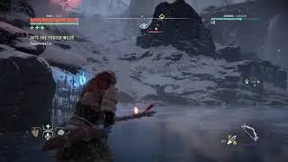 Horizon Zero Dawn - Into the Frozen Wilds (Scorcher 1st Encounter)