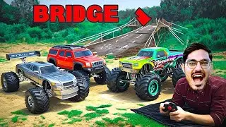 MONSTER RC CAR RACE  ON MINI HIGHWAY Part 2   कौनसी गाडी जीतेगी रेस Ferrari, Hummer Etc
