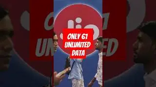 Jio hike plan only 61rupee me unlimited data #jio