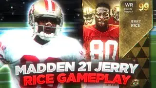 THE BEST WR EVER! ULTIMATE LEGEND JERRY RICE GAMEPLAY! MADDEN 21 ULTIMATE TEAM