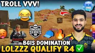 LOLZZZ DOMINATION ☠️ NO CAP 🧢🔥 LOLZZZ QUALIFY FOR BGIS ROUND 4 ✅ | GODL
