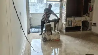 live diamond polish Italian marble floor