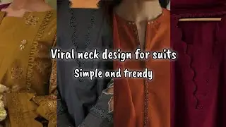 Trendy/easy/viral neck designs for suits🌸 #stitchingideas#fyp #neckdesigns 