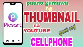 paano gumawa ng thumbnail sa youtube | gamit ang cellphone mo