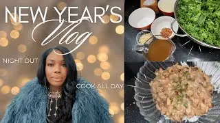 Первый видеоблог 2026 года! 🥂 Новогодний ужин вне дома, приготовление еды дома в первый день Ново...