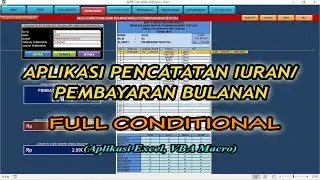 Aplikasi Iuran/ Pembayaran Bulanan Full Conditional 2025