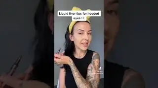 Советы по использованию жидкой подводки для нависших век #шорты