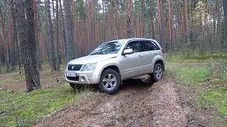 Лёгкое диагональное вывешивание на Сузуки Гранд Витара Нью без ЕСП.