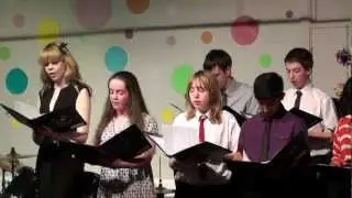 Choir performing Somewhere Over the Rainbow