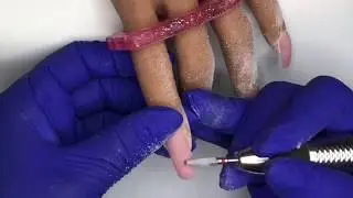 Sculpting Acrylic Nails on Poochiez Practice Hand