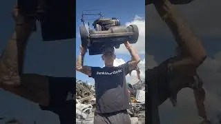 КАК ОТРЕМОНТИРОВАТЬ РЖАВУЮ ДЕКУ ГАЗОНОКОСИЛКИ С ПОМОЩЬЮ JunkMan5000!!! #scraplife #love #газоноко...