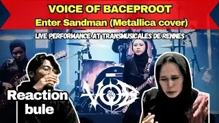 VOB - Enter Sandman Metallica (live at transmusicales de Rennes 2021 france) || Reaction bule
