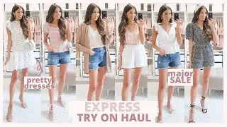 HUGE EXPRESS SALE TRY ON HAUL 2021 | Summer, Vacation, Special Occasion Outfit Ideas!🌸🌴💕