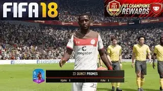 FIFA 18 ПЕНТА ТРИК КВИНСИ ПРОМЕСА ★ FUT CHAMPIONS WEEKEND LEAGUE ★ МАТЧ #16 ★ СИНИЙ РЕШАЕТ