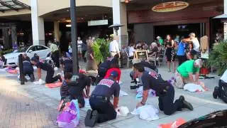 North Naples Fire Rescue Stayin' Alive CPR Flash Mob