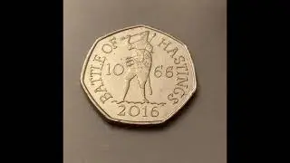 Battle of Hastings 50 pence British coin #shorts
