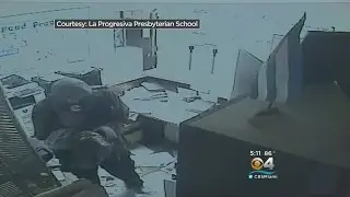 Cameras Capture Thief Steal Safe Filled With Cash For Students From Miami School